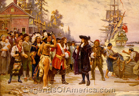 William Penn landing