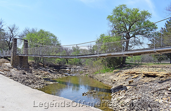Moline, KS - Wildcat Creek & Swinging Bridge - 2
