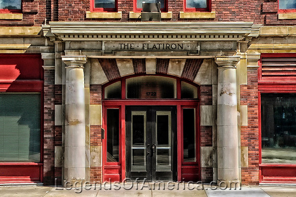 Omaha, NE - Flatiron Hotel Door