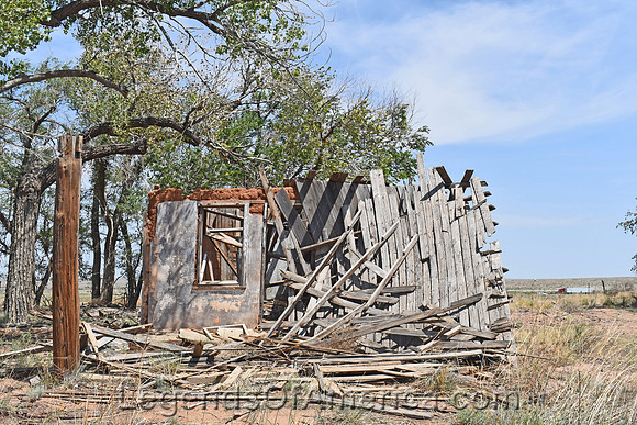 Glenrio, TX-NM - Old Business Building, 2022