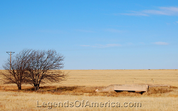 Vega, TX - Ghost Bridge west of Vega