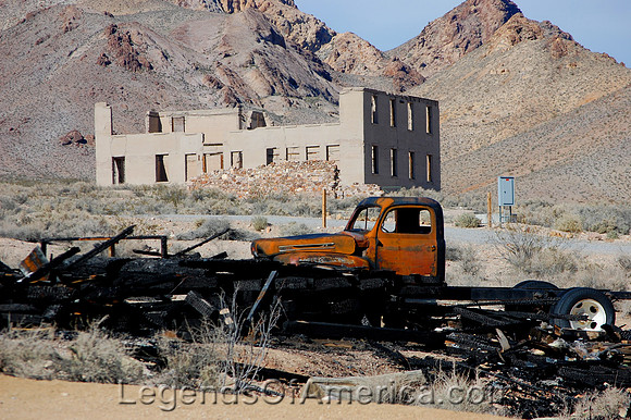 Rhyolite, NV - Mercantile Truck