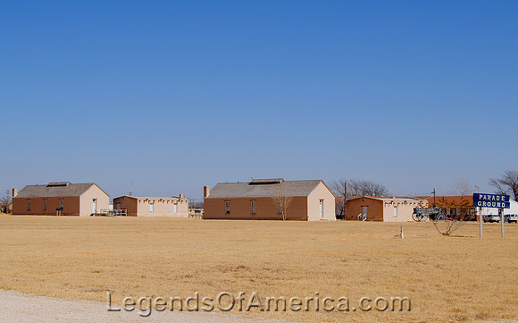 Fort Stockton, TX - Parade Ground & Barracks