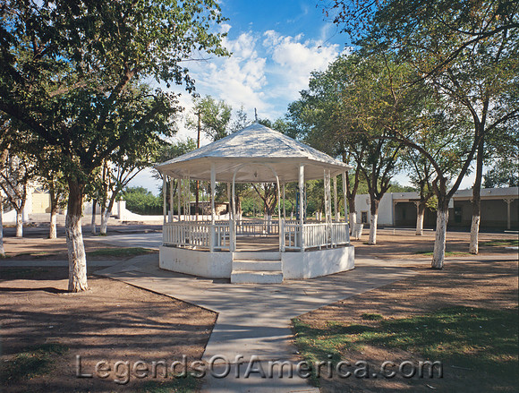 San Elizario, TX -  Plaza Gazebo
