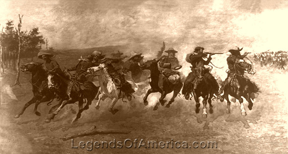 Cowboys Galloping, 1917