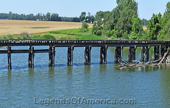 Oxford, KS - Old Railroad Bridge Near