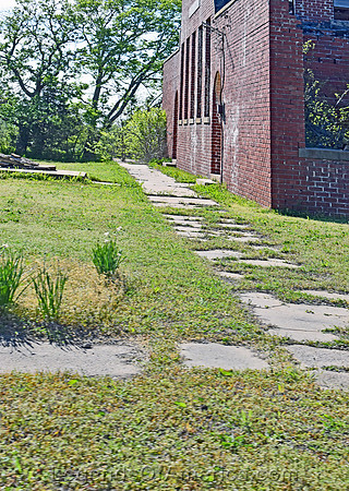 Valeda, KS - School Sidewalk