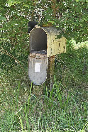 Oxford, KS - Old Mill Mail Box