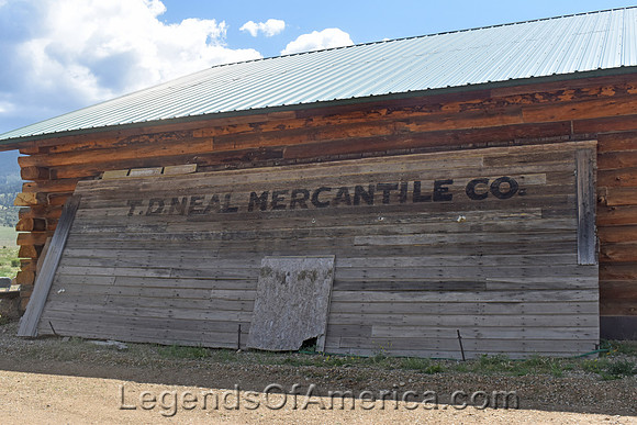Eagle Nest, NM - Museum TD Neal Mercantile Sign
