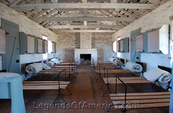 Fort McKavett, TX - Barracks Interior