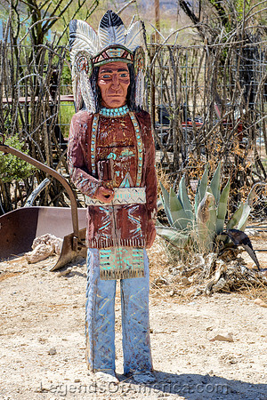 Terlingua, TX - Wooden Indian