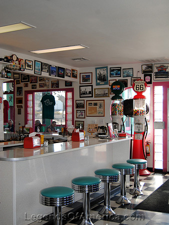Kingman, AZ - Mr. D's Diner Interior
