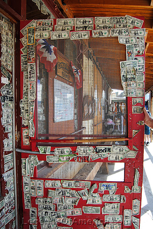 Oatman, AZ - Oatman Hotel Money Door
