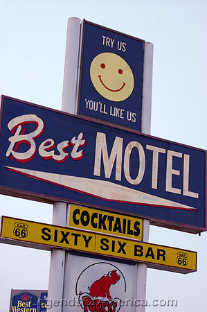 Needles, CA - Best Motel Sign