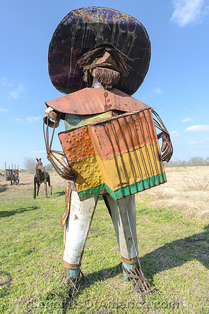 Washington County, TX - Metal Sculpture.