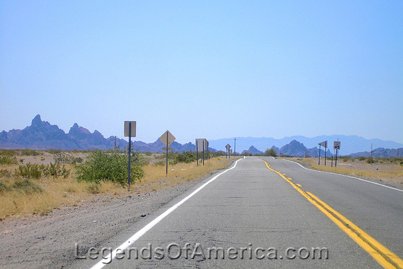 Topock, AZ - Route 66 North to Oatman