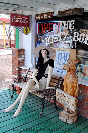 Seligman, AZ - Rusty Bolt - Sitting Mannequin - 2
