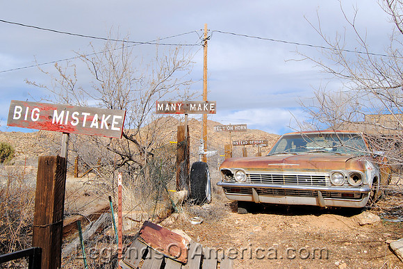 Hackberry, AZ - Burma Shave Signs