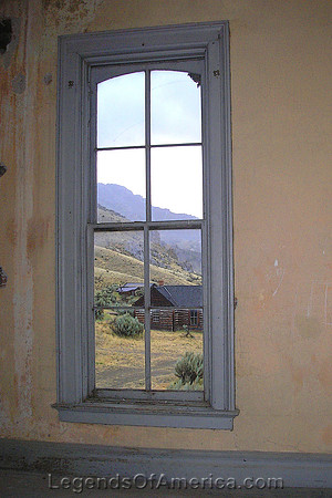 Bannack, MT - Window View - 2