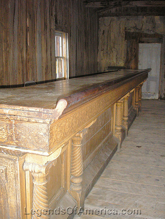 Bannack, MT - Skinner's Saloon Interior