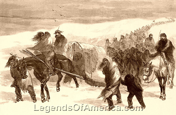 Prisoners from Black Kettle's Camp