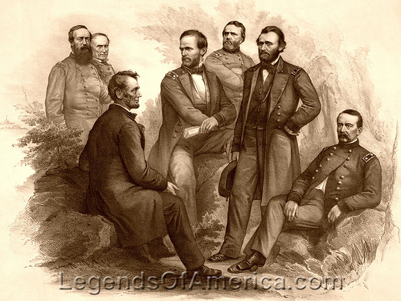 Abraham Lincoln and his Generals