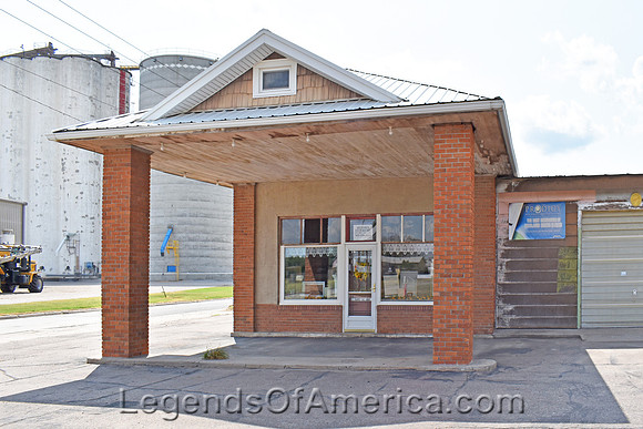 Bazine, KS - Business Building