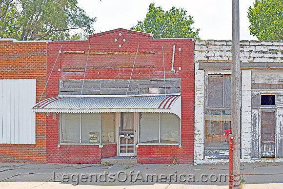 Bazine, KS - Old Business Buildings - 2