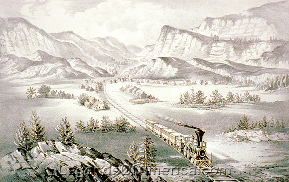 The great west, Currier and Ives, 1870