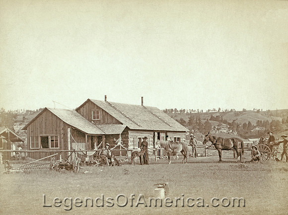 South Dakota - Ranch House, 1888