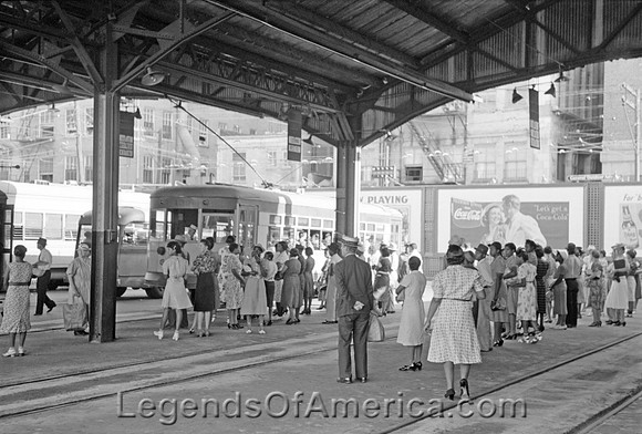 Oklahoma City, OK - Street Car Terminal, 1939.