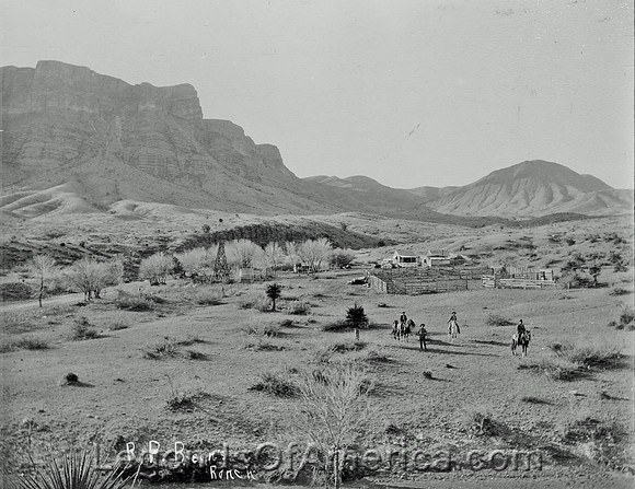 Van Horn, TX - R.P. Bean Ranch Near Van Horn TX 1910