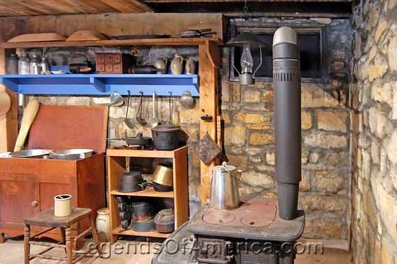 Olathe, KS - Mahaffie Stage Stop - Basement Kitchen
