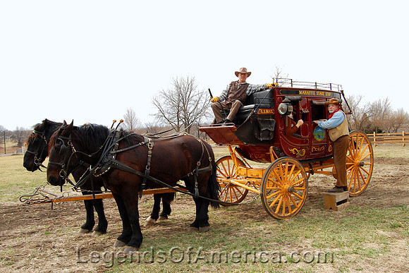 Olathe, KS - Mahaffie Stage Stop - Coach