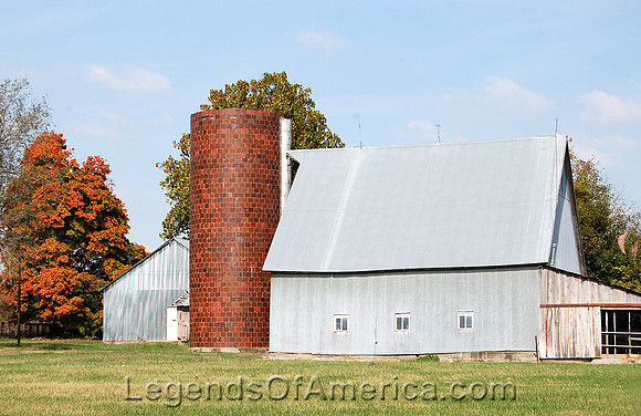 Miami County, KS - Barn & Silo - 3