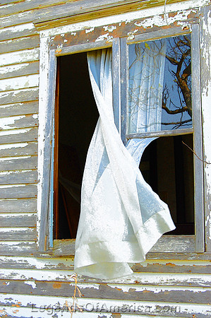 Miami County, KS - Ghost House Window - 3