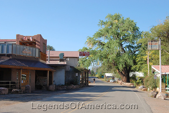 Jamez Springs, NM - Main Street