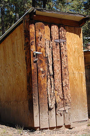 Eagle Nest, NM - Idlewild Outhouse