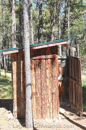 Eagle Nest, NM - Idlewild Outhouse - 5