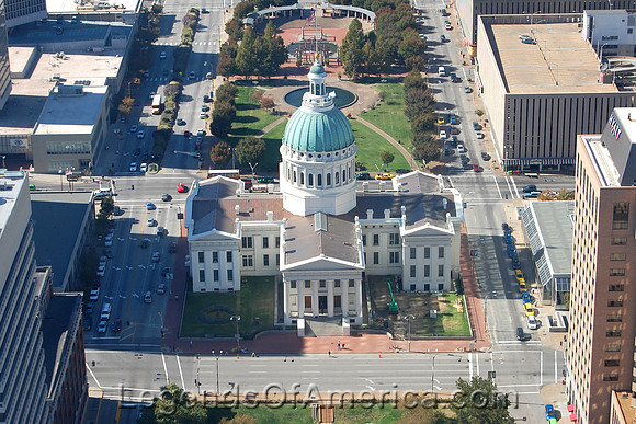 St. Louis, MO - Old Courthouse From Arch