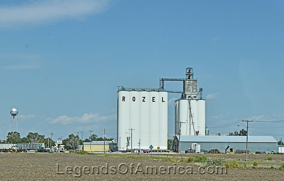 Rozel, KS - Grain Elevators