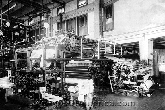 New York City, NY - Newspaper Publishing, Early 1900s - 2