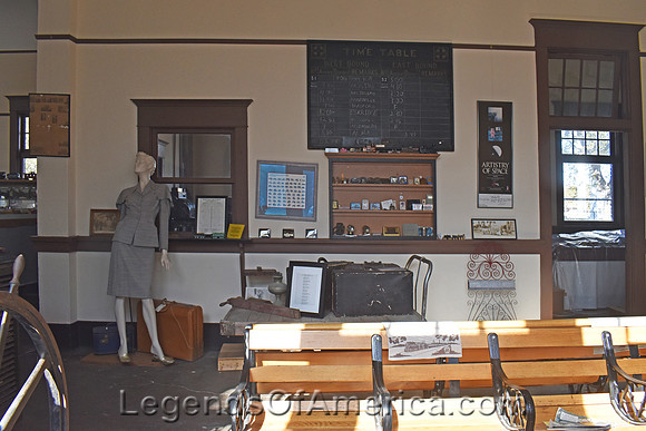 Osage City, KS - Depot Museum Interior