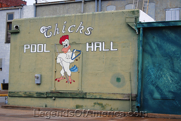 Coffeyville, KS - Pool Hall Sign