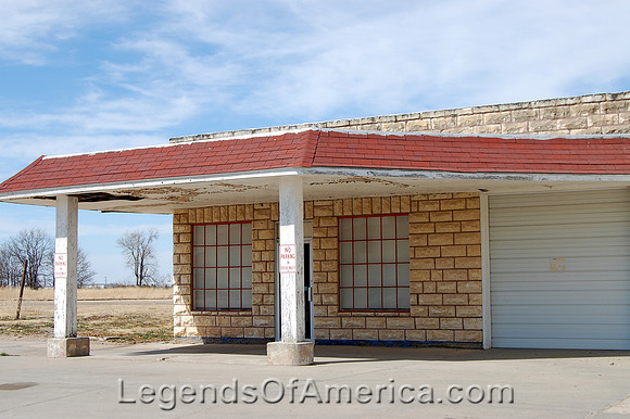 Gorham, KS - Old Gas Station