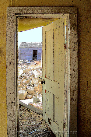 Utica, KS - Abandoned House Door