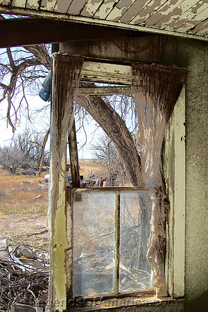 Utica, KS - Abandoned House Window