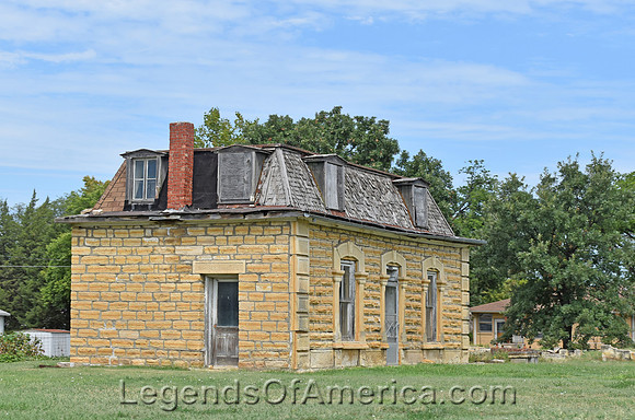 Cawker City, KS - Stone Building