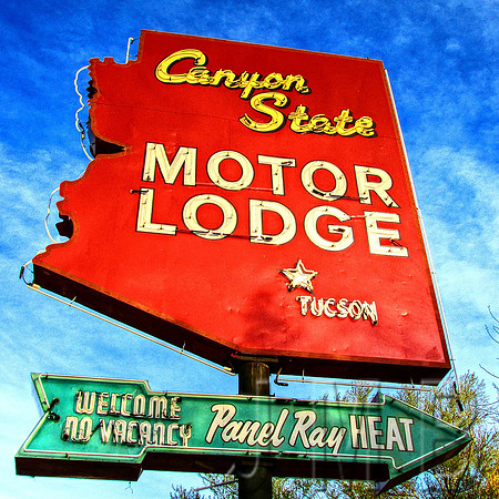 Tucson, AZ -Canyon State Motor Lodge Sign