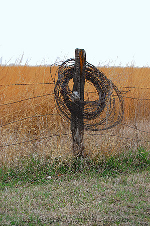 Wabaunsee County, KS - Fence Post